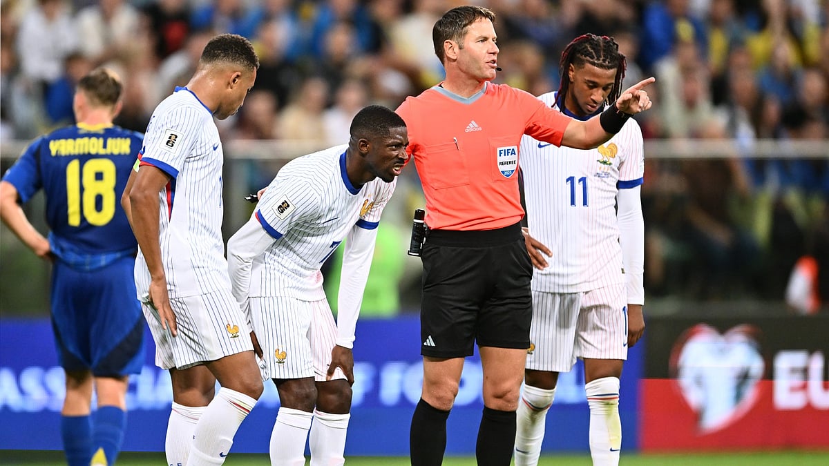 Ousmane Dembele suffered an injury against Ukraine