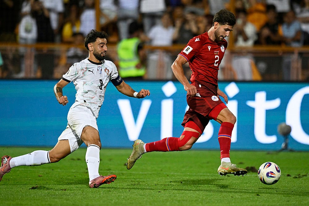 | Photo: AP/Hakob Berberyan : FIFA World Cup 2026 European Qualifiers: Armenia vs Portugal