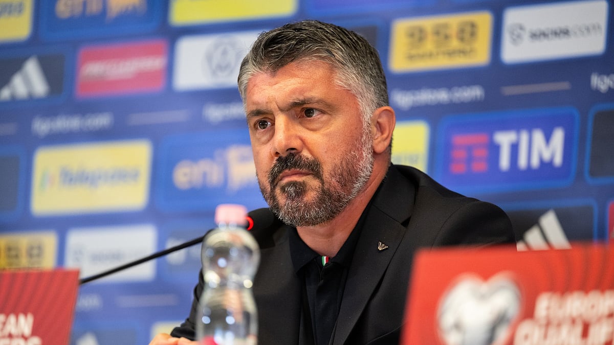 Gennaro Gattuso in his pre-match press conference for Italy's match against Israel.
