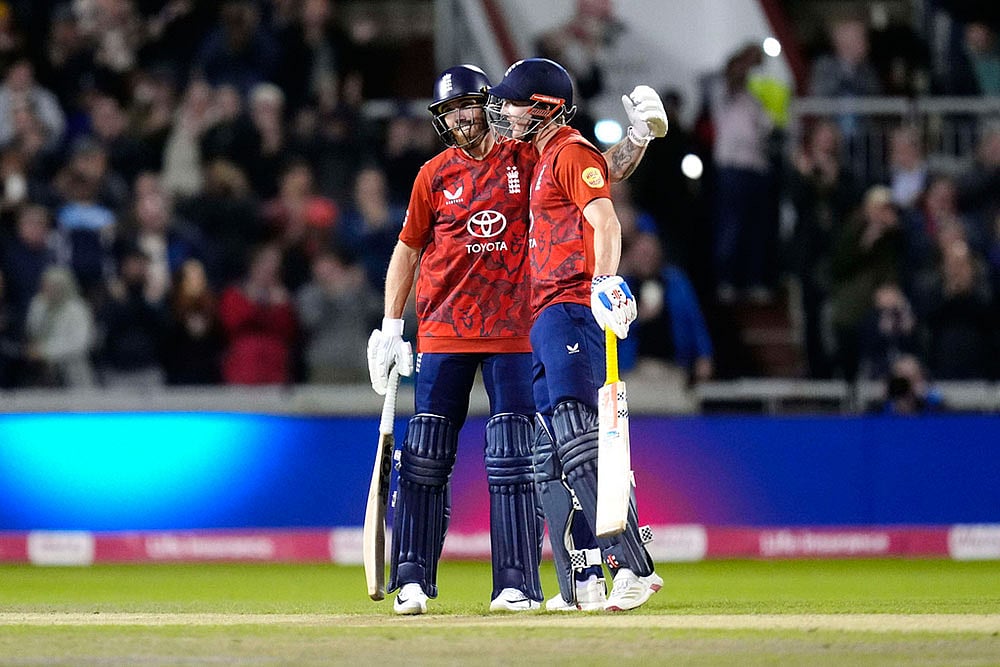 | Photo: Nick Potts/PA via AP : England vs South Africa 2nd T20I