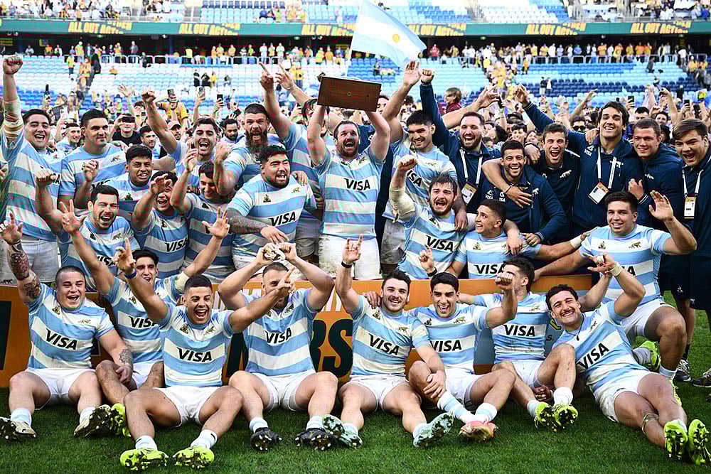 | Photo: Dan Himbrechts/AAP via AP : Rugby Championship: Australia Vs Argentina