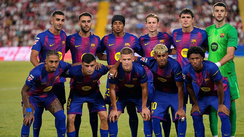 Photo: AP : Barcelona return to La Liga action with a home fixture against Getafe at the Estadi Johan Cruyff