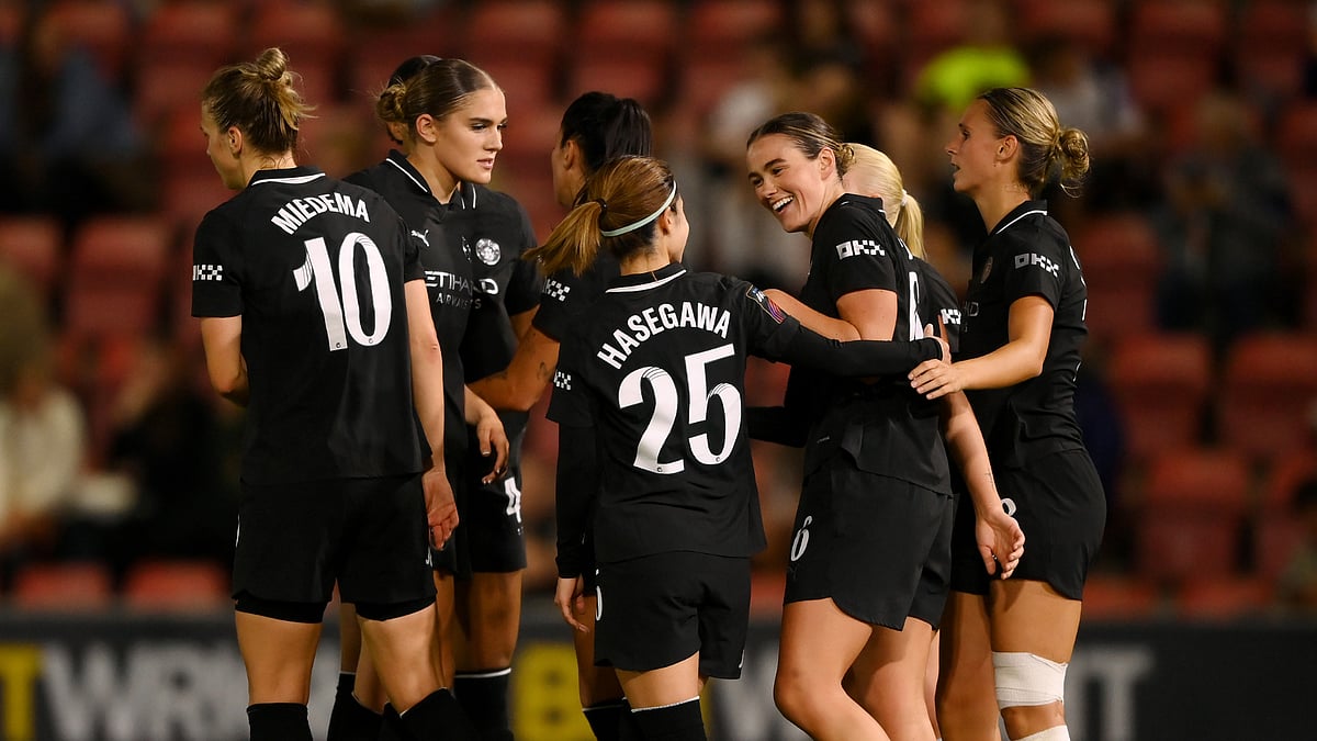 Grace Clinton scored on her Manchester City debut against Tottenham