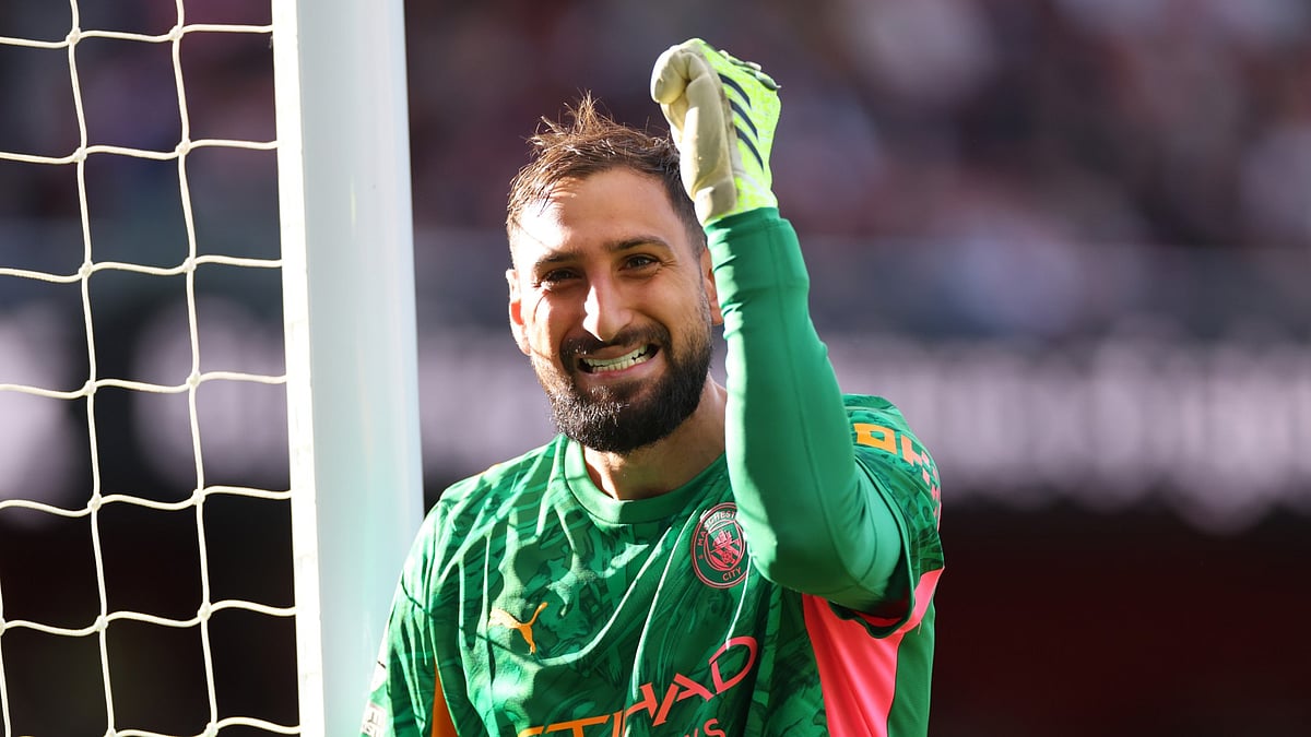 Manchester City goalkeeper Gianluigi Donnarumma