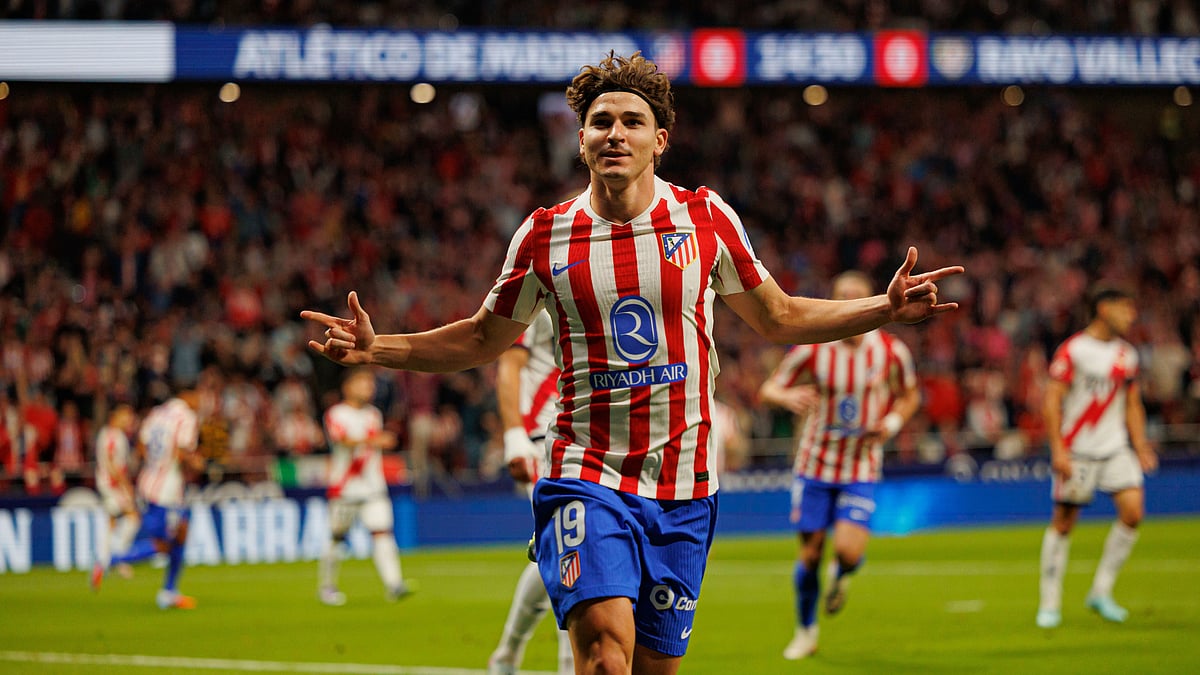 Atletico Madrid's Julian Alvarez