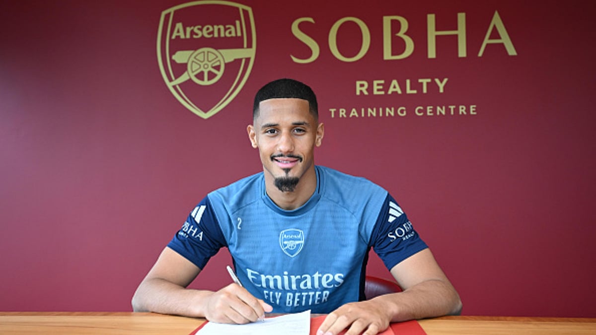 William Saliba signs new long-term Arsenal deal