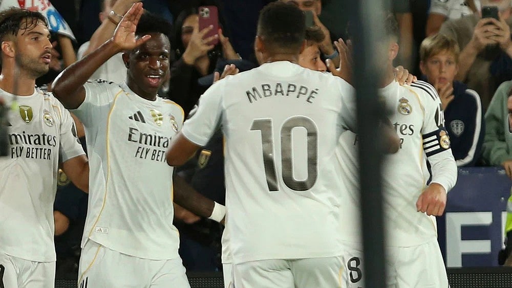 | Photo: AP/Alberto Saiz : Kazakhstan’s Kairat face a daunting test on their home debut in the UEFA Champions League league phase, taking on record 15-time winners Real Madrid at the Central Stadium, Almaty. Los Blancos seek to maintain momentum after their opening win, while Kairat look to draw inspiration from their spirited qualification run and home strengths.