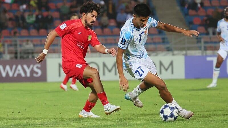 AIFF : Action from the Istiklol vs FC Goa, AFC Champions League Two match in Tajikistan.