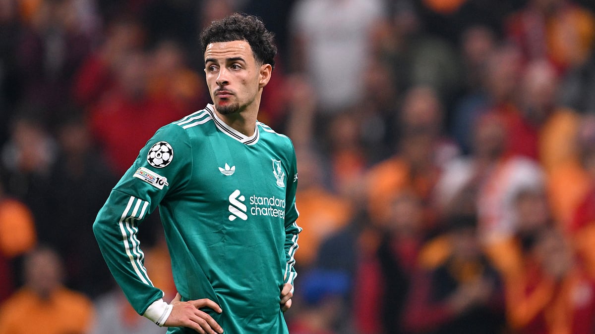 Curtis Jones pictured during Tuesday's loss in Istanbul