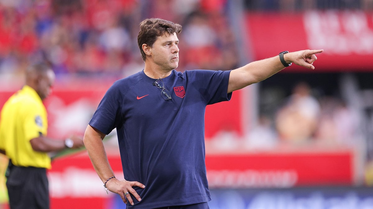 File : Mauricio Pochettino during the United States' friendly match against South Korea.