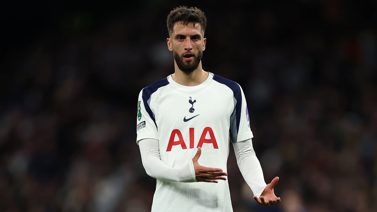 File : File photo of Tottenham and Uruguay midfielder Rodrigo Bentancur.