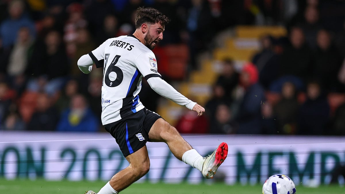 Birmingham City's goalscorer Patrick Roberts in action.
