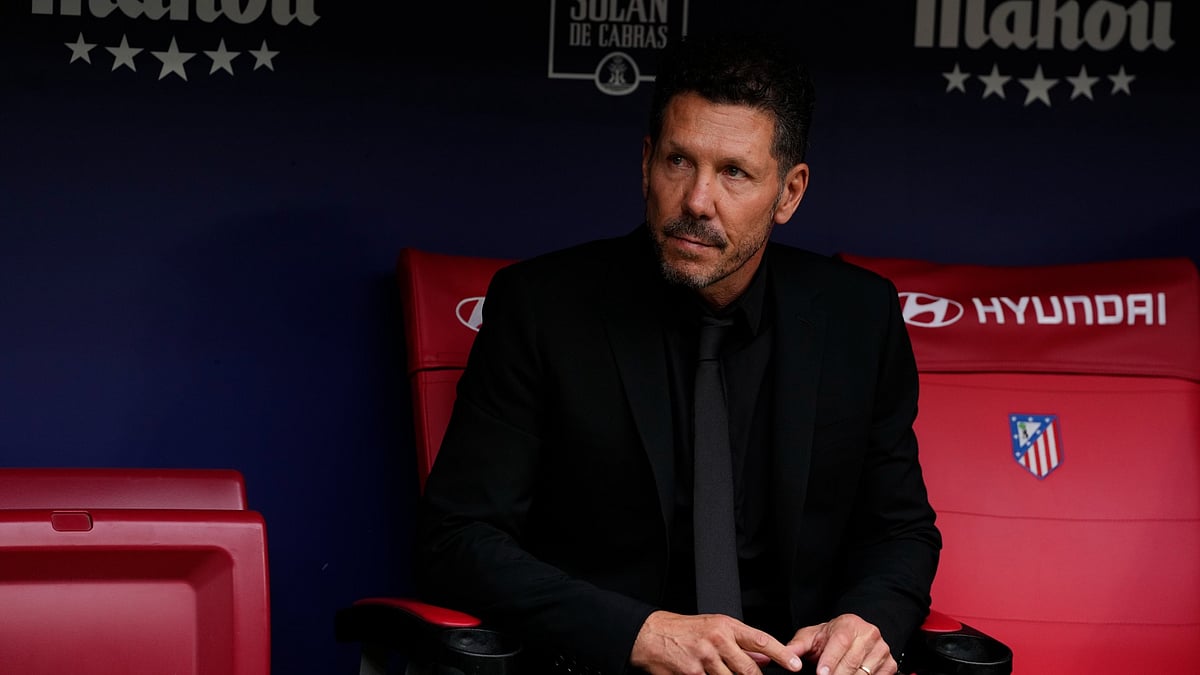 File : File photo of Atletico Madrid head coach Diego Simeone.