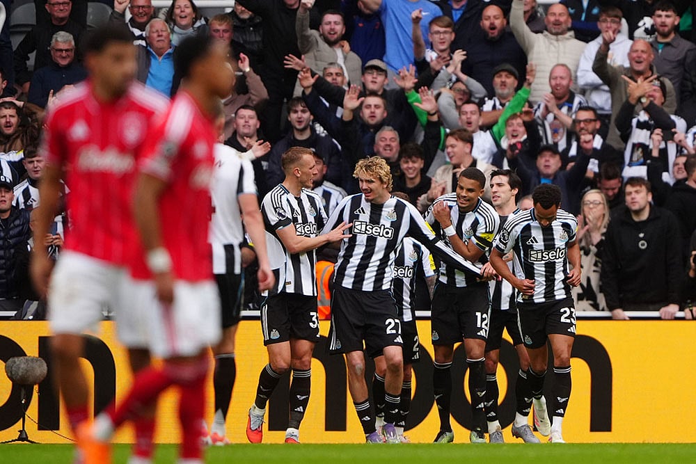 | Photo: Owen Humphreys/PA via AP : EPL: Newcastle United Vs Nottingham Forest
