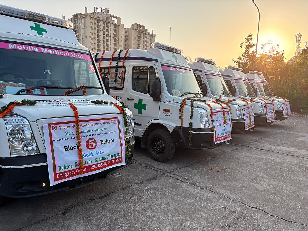 Union Minister Shri Bhupender Yadav Flags Off REC’s ₹5.71 Crore Mobile Medical Units to Boost Rural Healthcare in Rajasthan