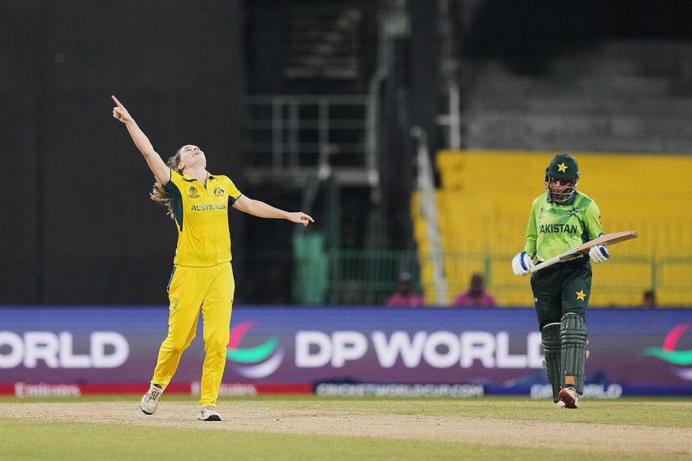 | Photo: AP/Eranga Jayawardena : ICC Womens Cricket World Cup: Australia Vs Pakistan