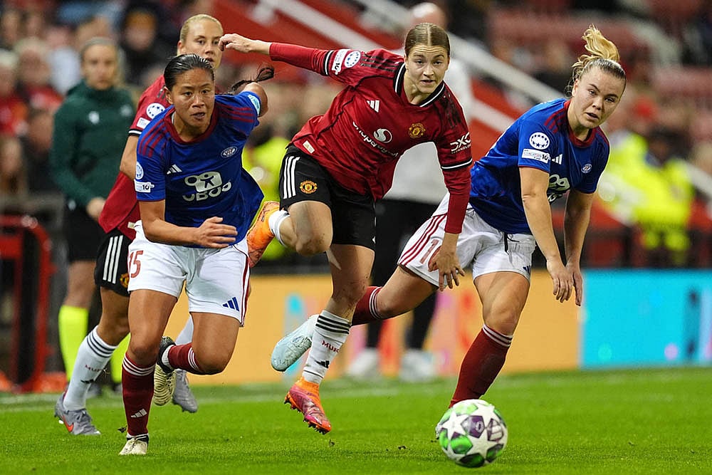 | Photo: Martin Rickett/PA via AP : Women's Champions League 2025-26: Manchester United Vs Valerenga