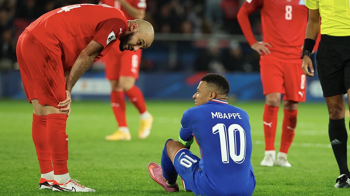 Kylian Mbappe suffered an injury during France's third 2026 World Cup qualifier