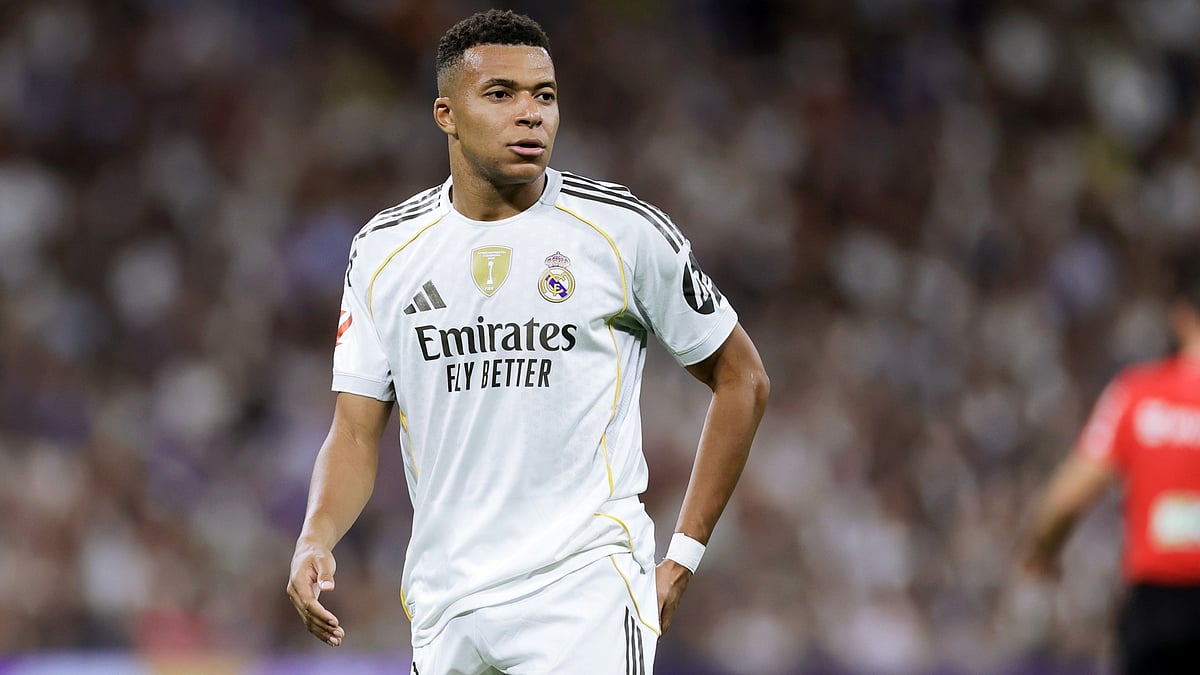 Real Madrid forward Kylian Mbappe
