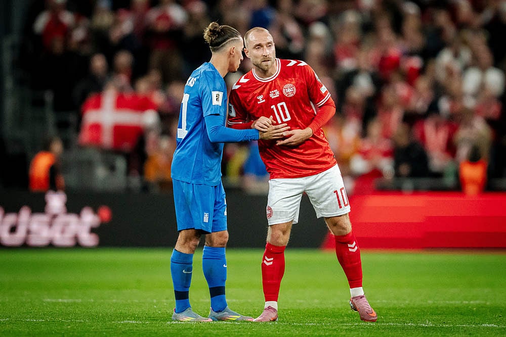 | Photo: Mads Claus Rasmussen/Ritzau Scanpix via AP : FIFA World Cup 2026 Qualifiers: Denmark Vs Greece