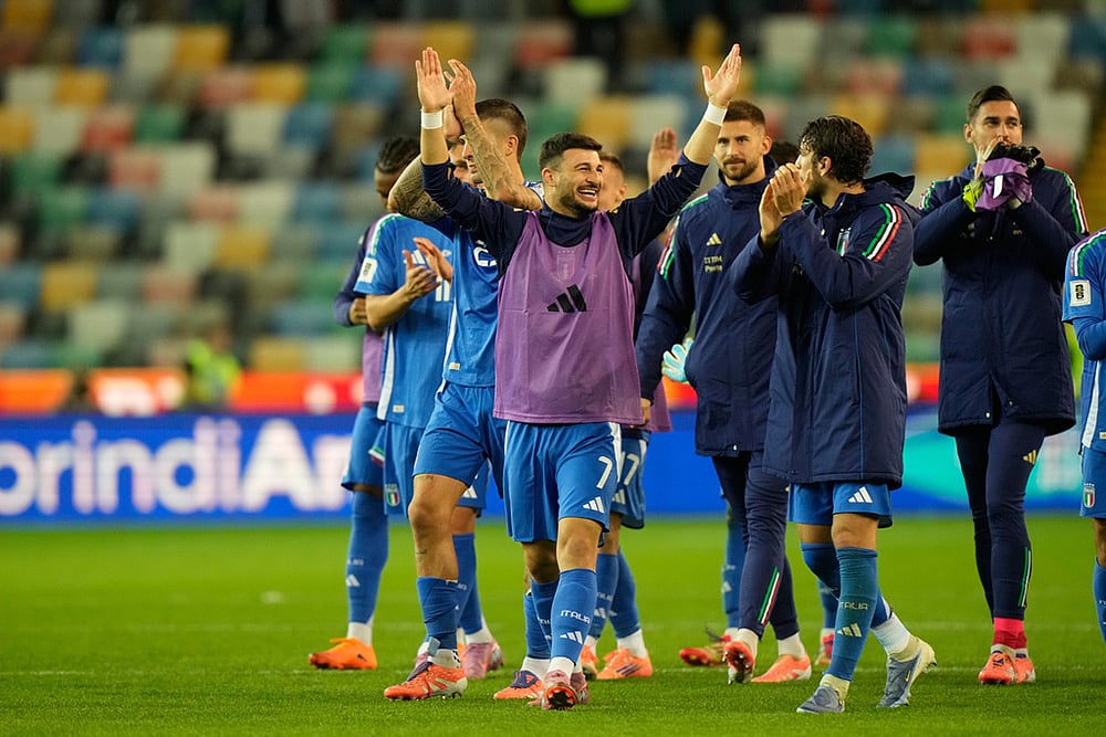 | Photo: AP/Luca Bruno : FIFA World Cup 2026 European Qualifiers: Italy vs Israel