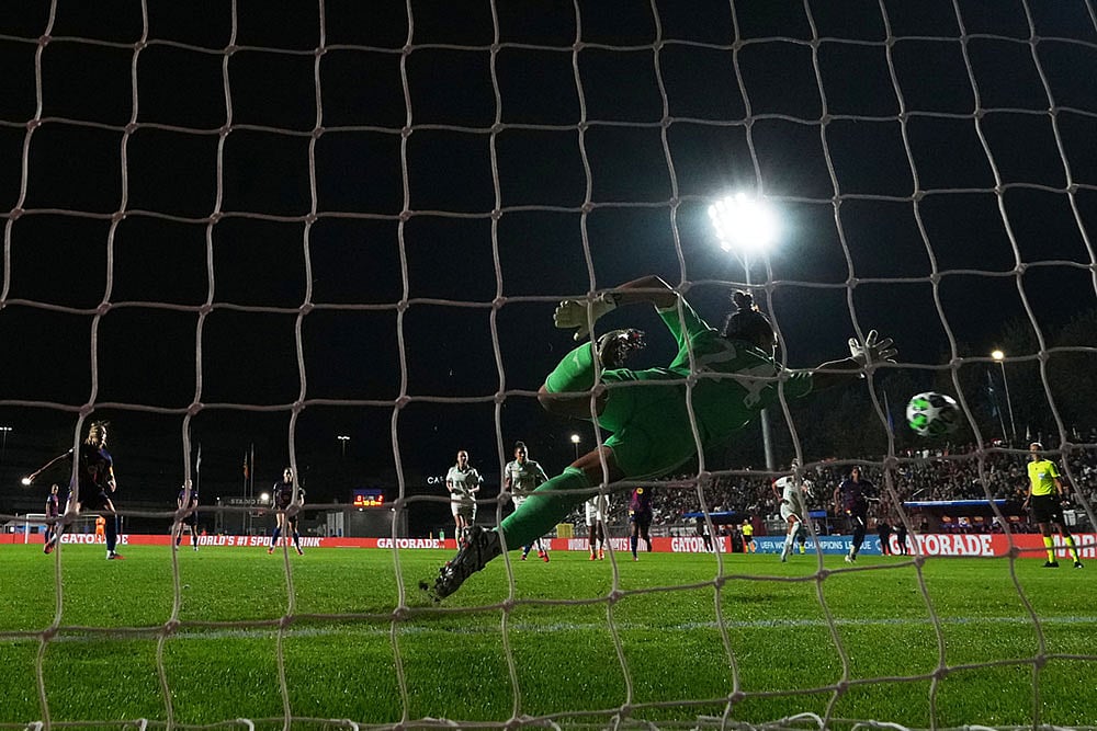 | Photo: AP/Alessandra Tarantino : UEFA Women’s Champions League: Roma Vs Barcelona