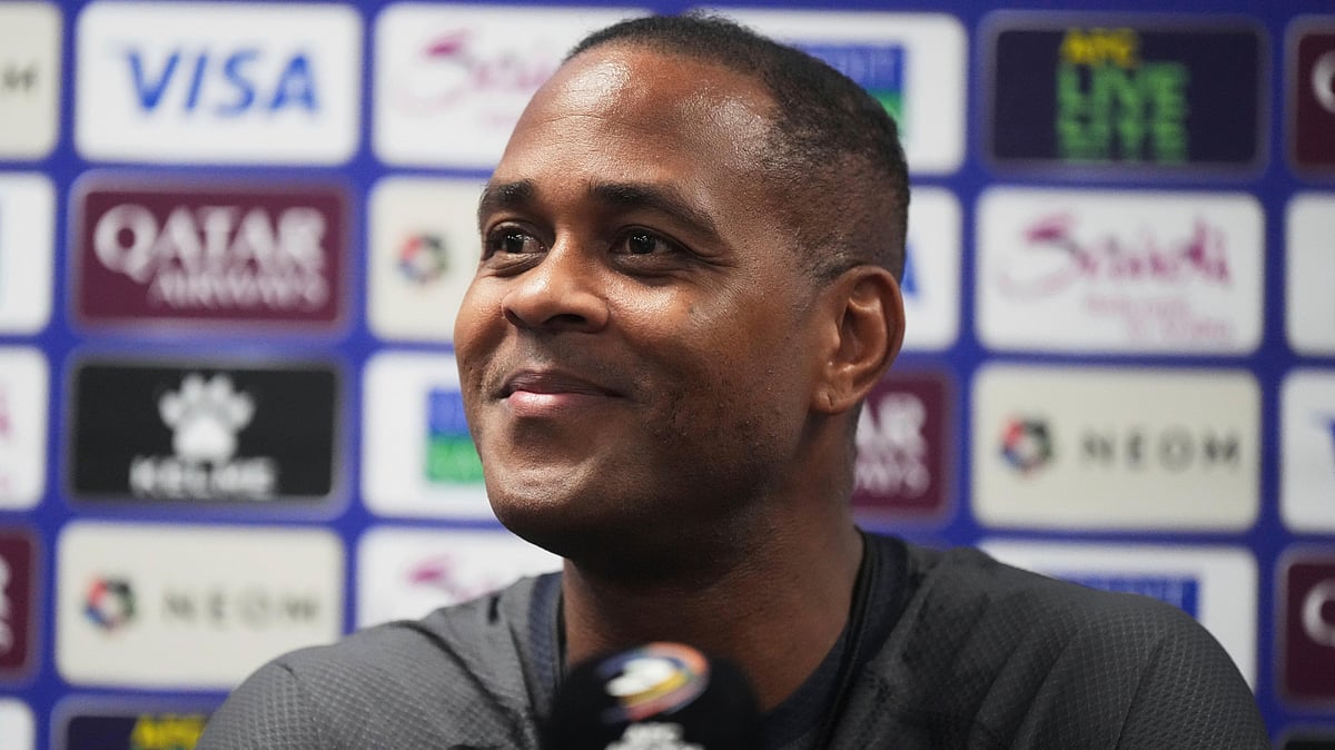 | Photo: AP/Mark Baker : File photo of Indonesia's coach Patrick Kluivert speaking during a press conference ahead of the World Cup qualifying match against Australia at the Sydney Football Stadium in Sydney, Australia, on March 19, 2025