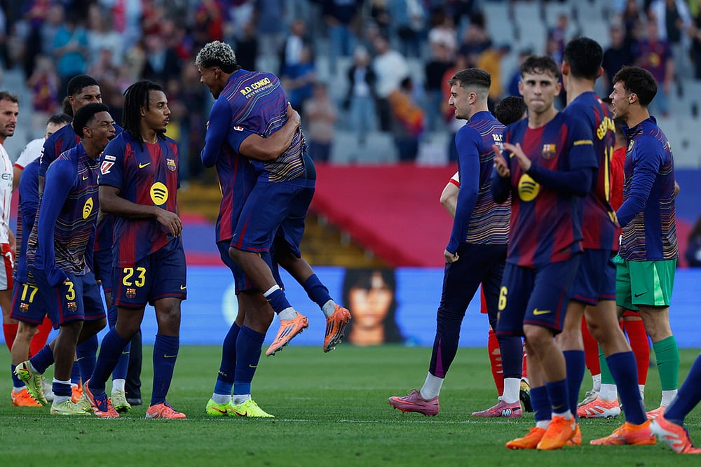 | Photo: AP/Joan Monfort : La Liga 2025-26: FC Barcelona vs Girona