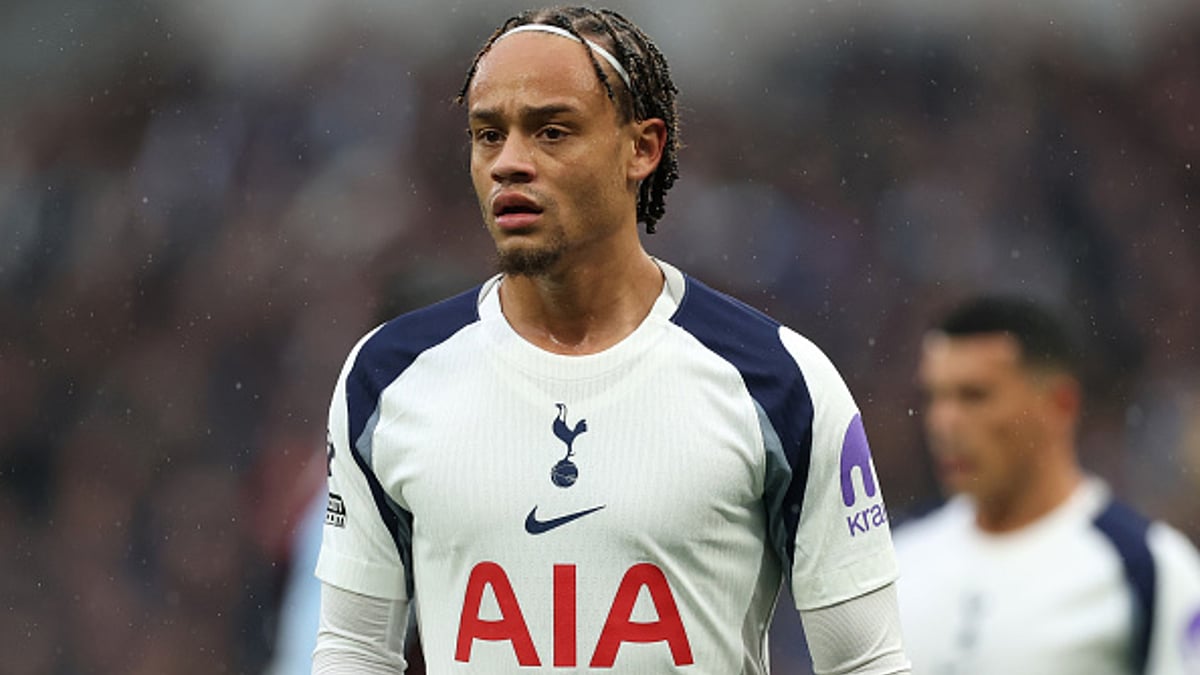 Xavi Simons in action for Tottenham