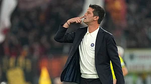 Inter head coach Cristian Chivu