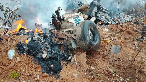X : The plane went down in a hilly, forested area about 40 kilometres from Diani airstrip, authorities said.