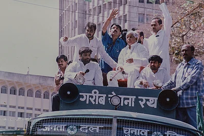 | Photo: Outlook Archive : Lalu and RJDs history of secular-socialist politics