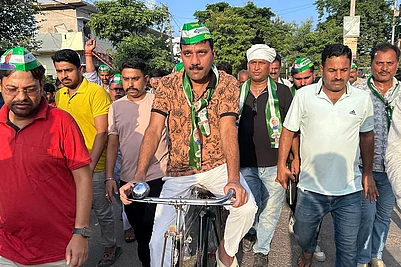 | Photo: Facebook : Amrendra Kumar Pandey alias Pappu Pandey, is a candidate contesting from Gopalganj districts Kuchiyakot on a JD(U) ticket