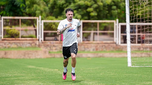 | Photo: X/bengalurufc : File photo of Bengaluru FCs Ryan Williams in training for the Indian Super League side.