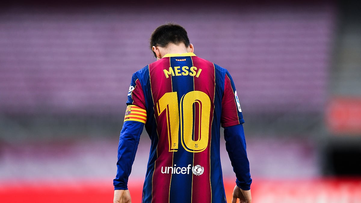 Lionel Messi during his time at Barcelona