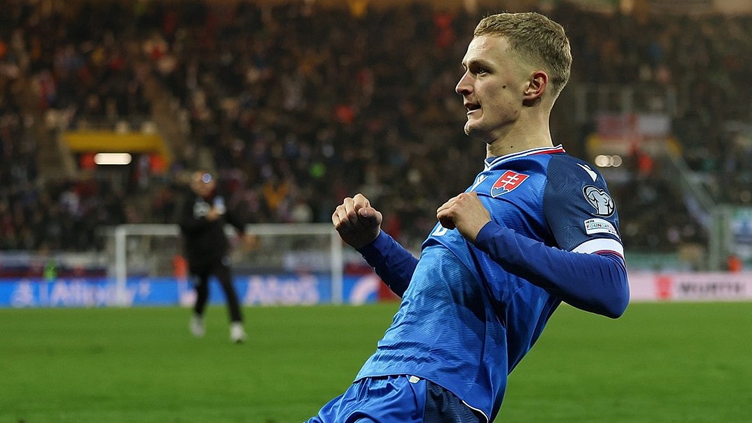 Photo: Instagram/sfzofficial : Slovakia Vs Northern Ireland Highlights, FIFA World Cup Qualifiers: Tomas Bobcek celebrates his late goal in Kosice.