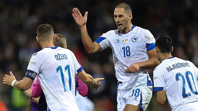 Photo: AP : Bosnia-Herzegovina Vs Romania Live Score, FIFA World Cup 2026 European Qualifiers: The hosts are in contention of a direct WC berth.