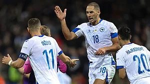 Photo: AP : Bosnia-Herzegovina Vs Romania Live Score, FIFA World Cup 2026 European Qualifiers: The hosts are in contention of a direct WC berth.