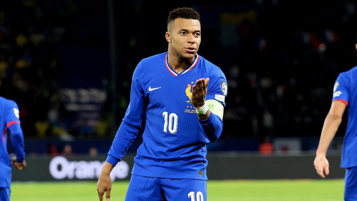 File Photo : France's captain Kylian Mbappe