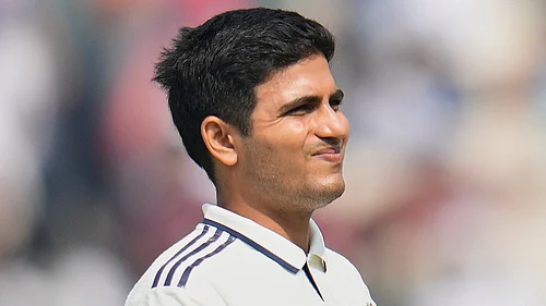AP : Indias captain Shubman Gill reacts as he leaves the field after getting retired hurt on the second day of the first Test between India and South Africa in Kolkata.