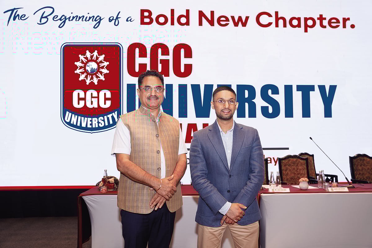 S. Rashpal Singh Dhaliwal , Founder Chancellor (left) and Mr. Arsh Dhaliwal , Managing Director (right)