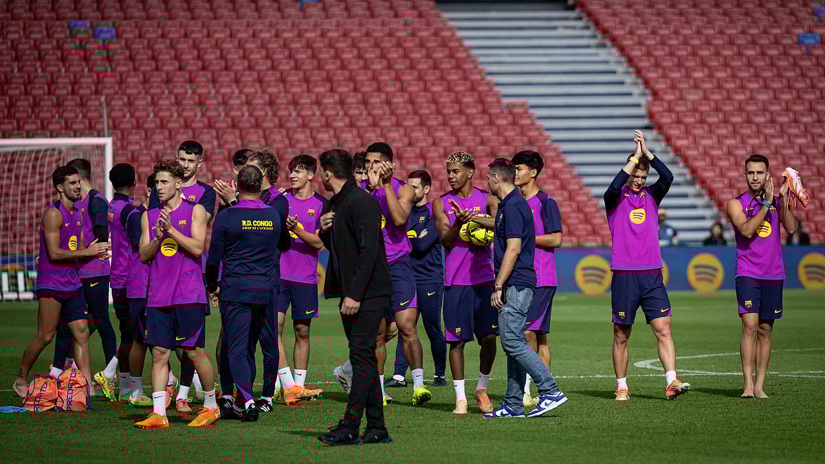 Barcelona recently opened the renovated Camp Nou for a public training session.