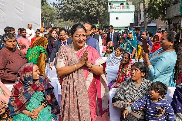| Photo: @gupta_rekha/X via PTI : Rekha Gupta Links Opposition Losses To Women’s Quota Bill Stand