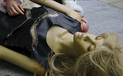 Screengrab from the said video