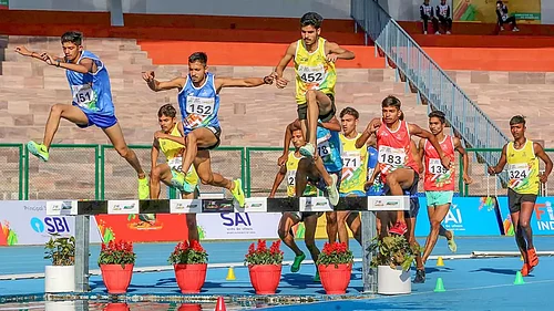PTI : File photo of athletics action from the Khelo India Youth Games 2022