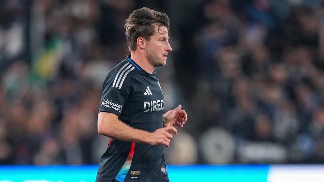 X/ Sam Diego FC : Andreas Dreyer during an attacking move for San Diego against Minnesota United FC.