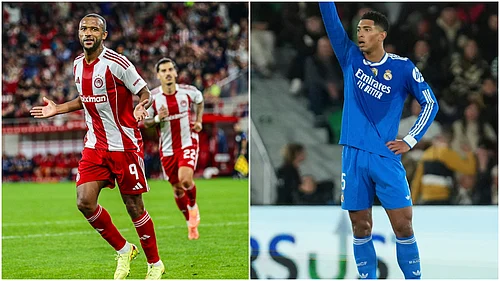 | Photo: X/AP : Olympiacos vs Real Madrid Live Score, UEFA Champions League 2025-26 Matchday 5.