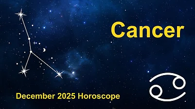 Cancer Monthly Horoscope for December 2025
