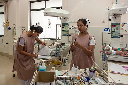 imago : Nurses in a hospital in Raxaul, Bihar
Representational image