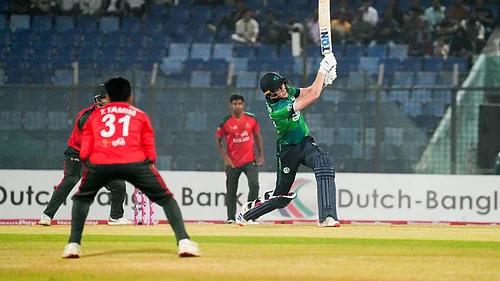X/Cricket Ireland : IRE won the 1st T20I against BAN by 39 runs at the Bir Shreshto Flight Lieutenant Matiur Rahman Stadium in Chattogram.